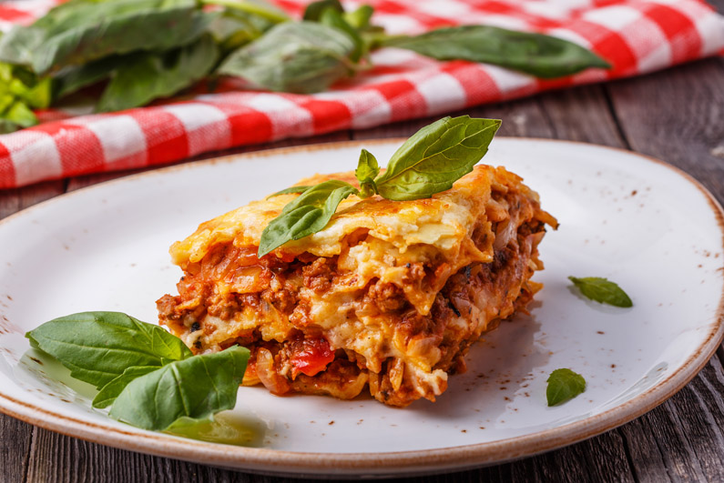 Lasagna με αυθεντική Bolognese